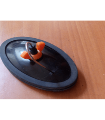 Parche Plástico Negro Tipo Clamp