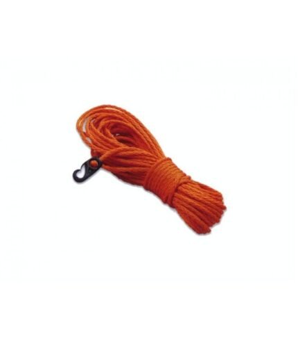 Cabo PP trenzado 30 mts (Rabiza), color Naranja